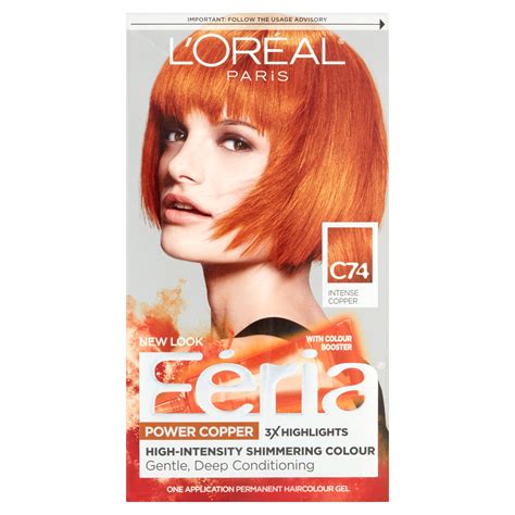 l'oreal orange hair color